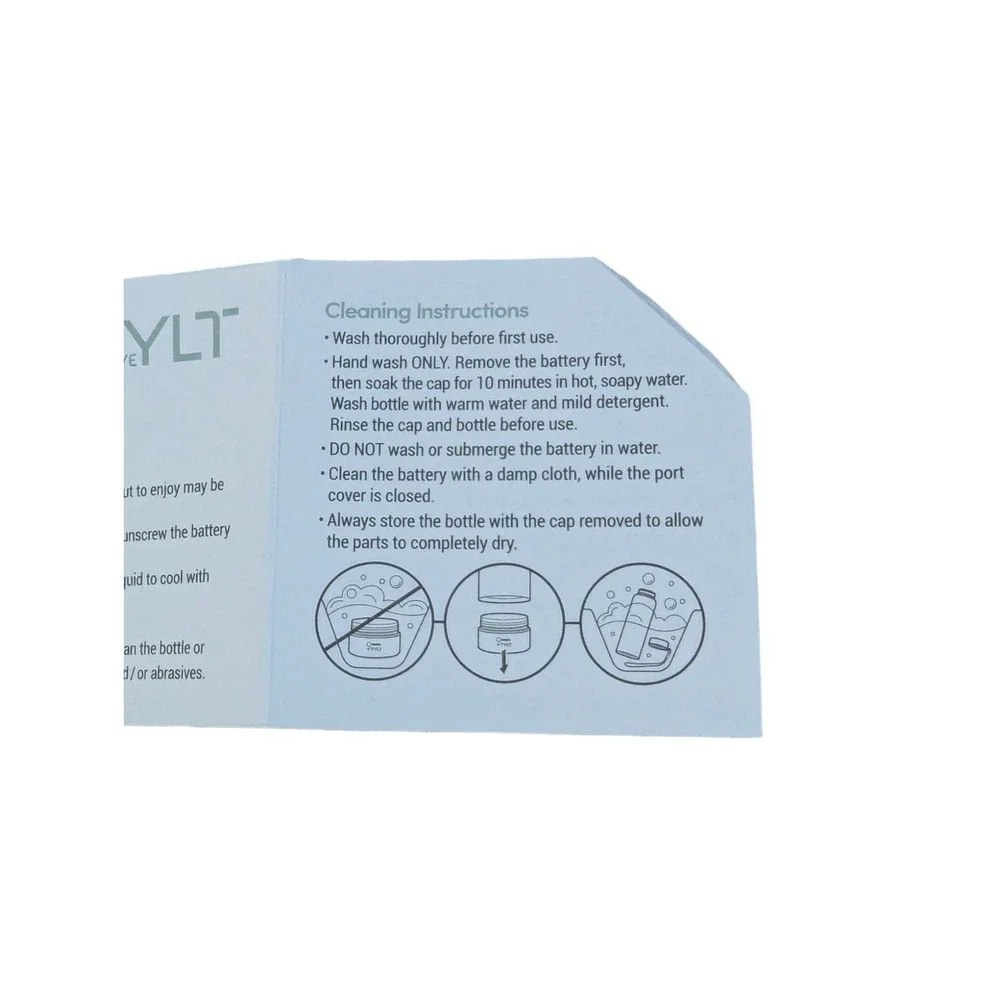 N8.‎ TYLT Bottle 2.0 Hydration Bottle with Power Bank and Wireless Charger-Black